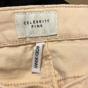 Celebrity pink size 9 new without tags light peach jeans